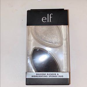 Elf Silicone & Highlighter Sponge Duo New In Box